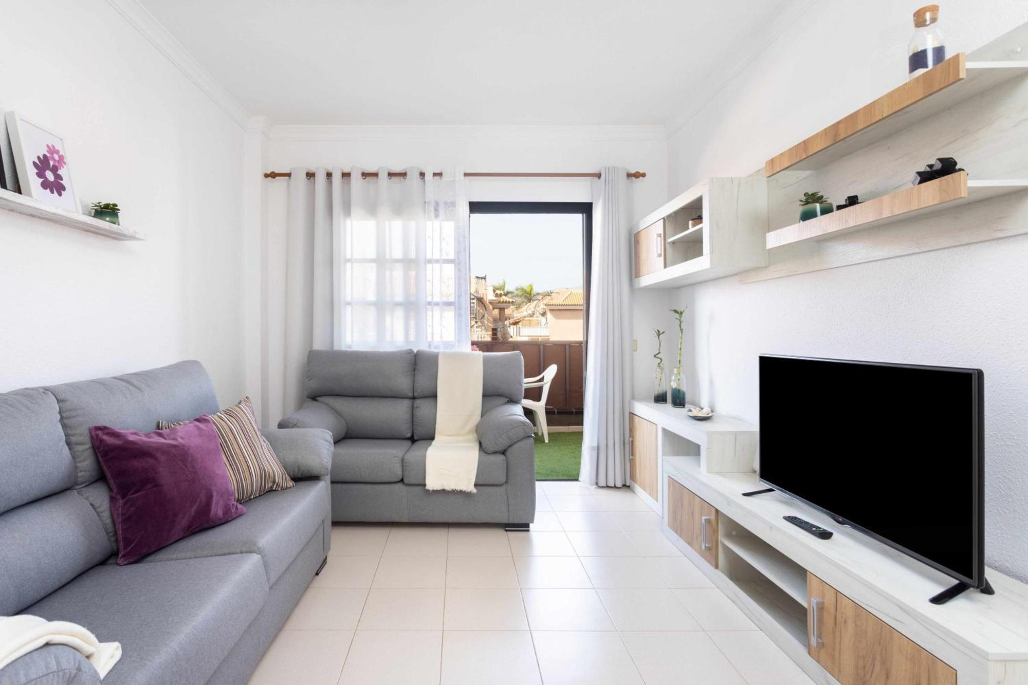 Agradable Piso Con Piscina & Playa Terraza Y Wifi Apartment Costa Del Silencio Exterior foto
